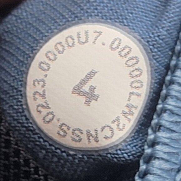 Lululemon Bra Women 4 blue Wunder Train Sports Long Line Athleisure LW2CNSS - Picture 4 of 6